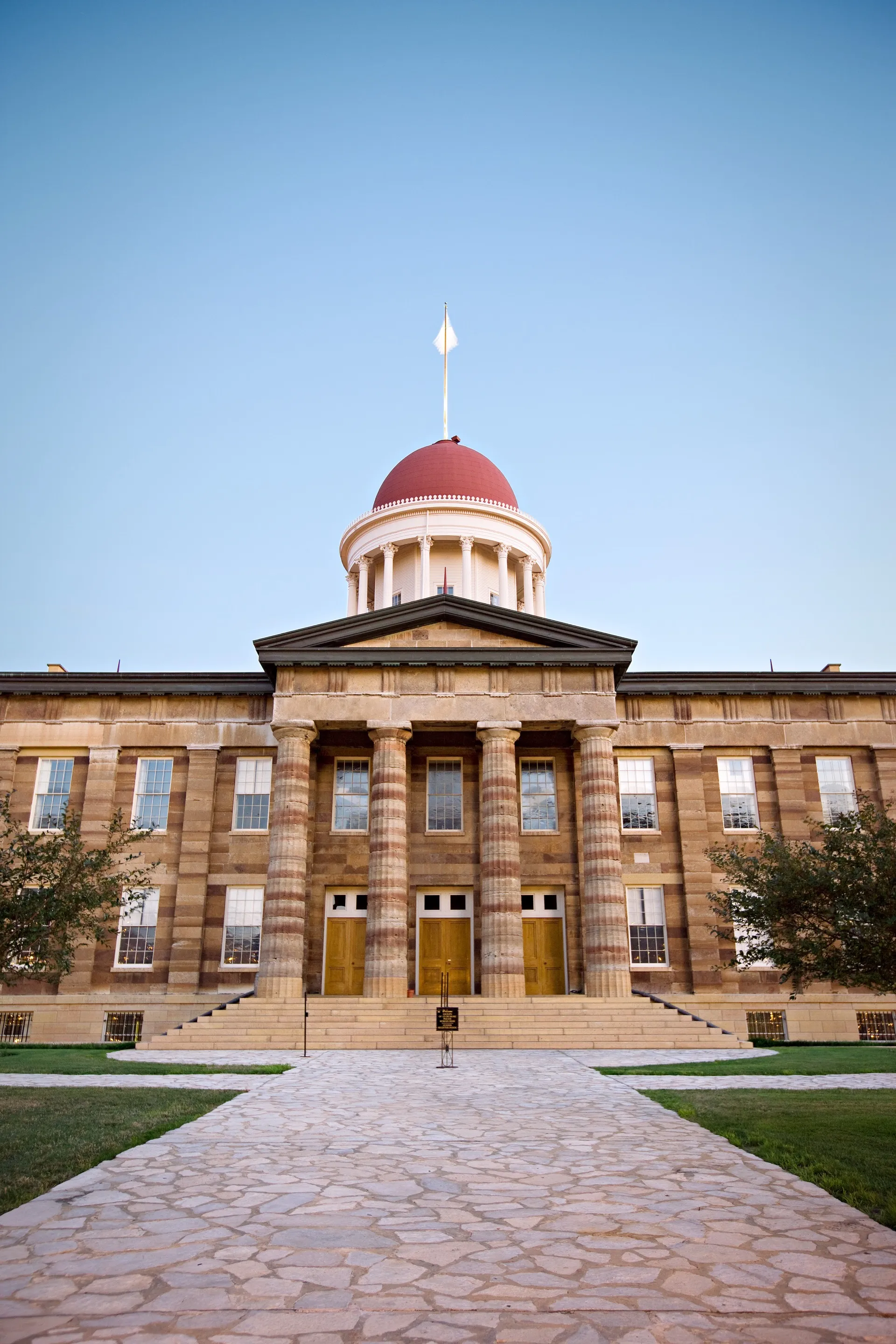 Old State Capitol building in Springfield, Illinois